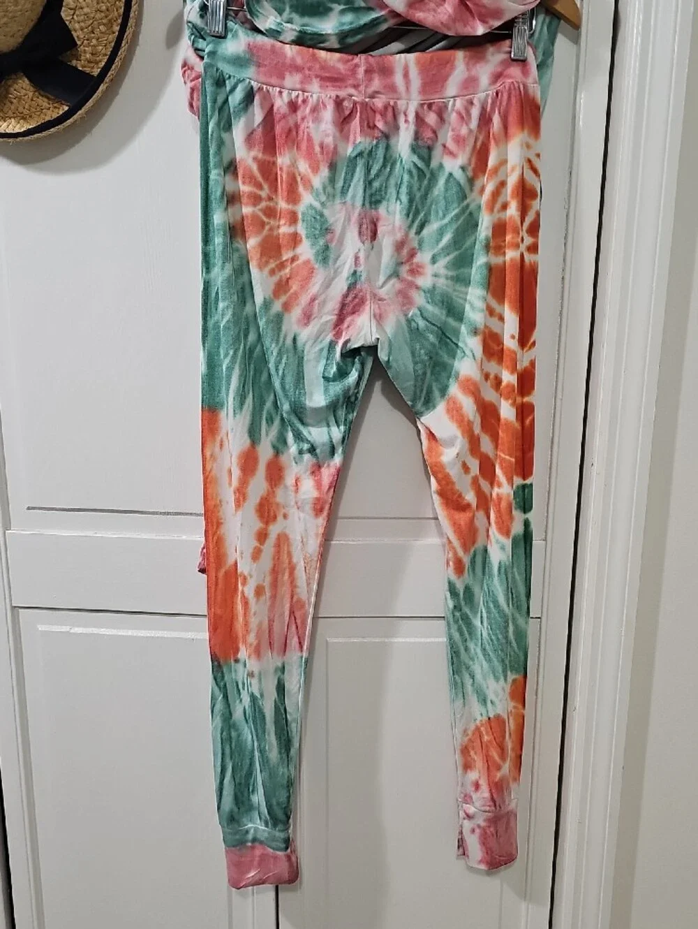 #1 Spiral Tie-Dye Long Sleeve Pajama Set - CHRISTMAS SET SUNSHINE SISTERS